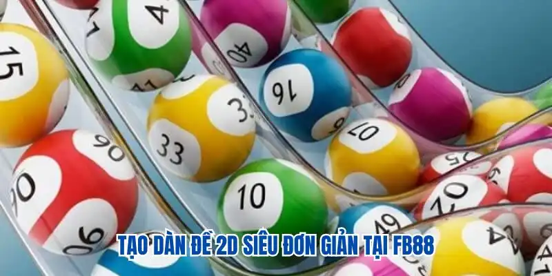 Tạo dàn đề 2D siêu đơn giản tại FB88