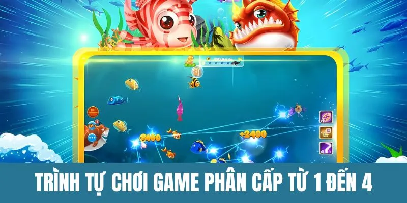 Trình tự chơi game phân cấp từ 1 đến 4